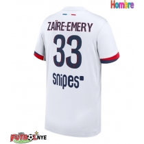 Camiseta Paris Saint-Germain Warren Zaire-Emery #33 Visitante Equipación 2025-26 manga corta